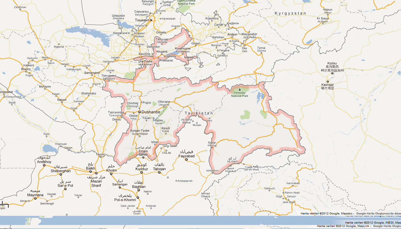 harita tacikistan